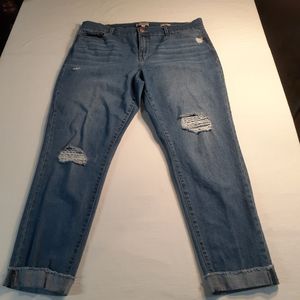 Juicy Couture skinny distressed jeans